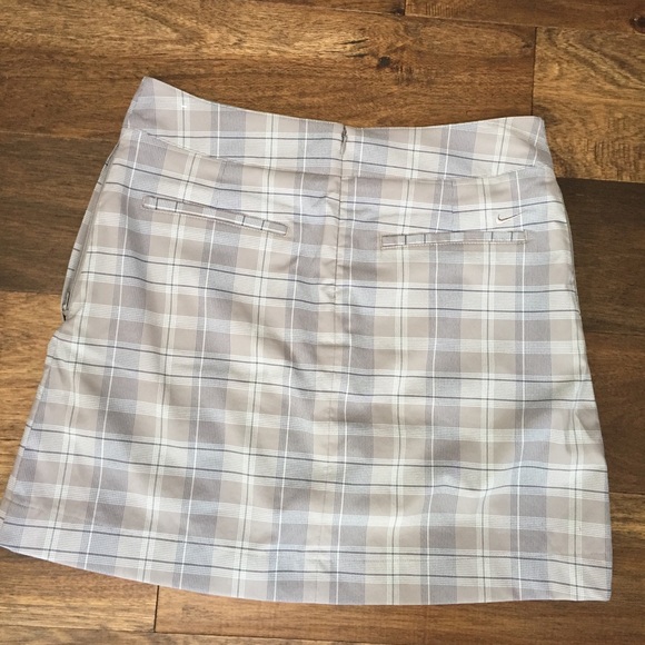 Nike Golf Dri-Fit Plaid Skirt/Skort - Gray - 6 - Picture 2 of 8
